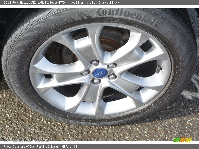 Ingot Silver Metallic / Charcoal Black 2013 Ford Escape SEL 1.6L EcoBoost 4WD