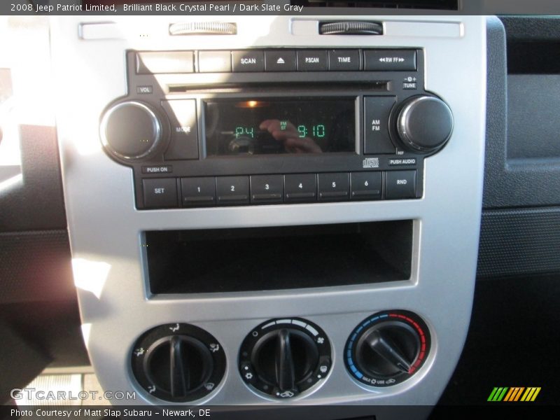 Brilliant Black Crystal Pearl / Dark Slate Gray 2008 Jeep Patriot Limited