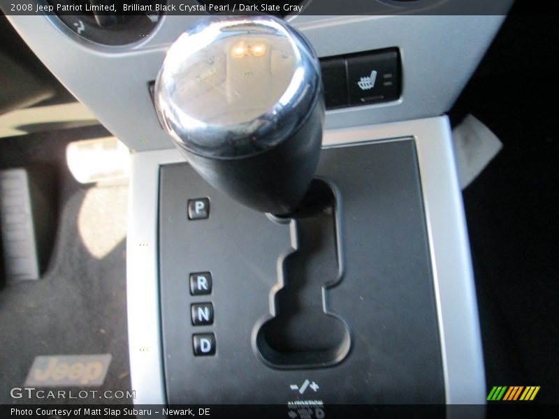 Brilliant Black Crystal Pearl / Dark Slate Gray 2008 Jeep Patriot Limited