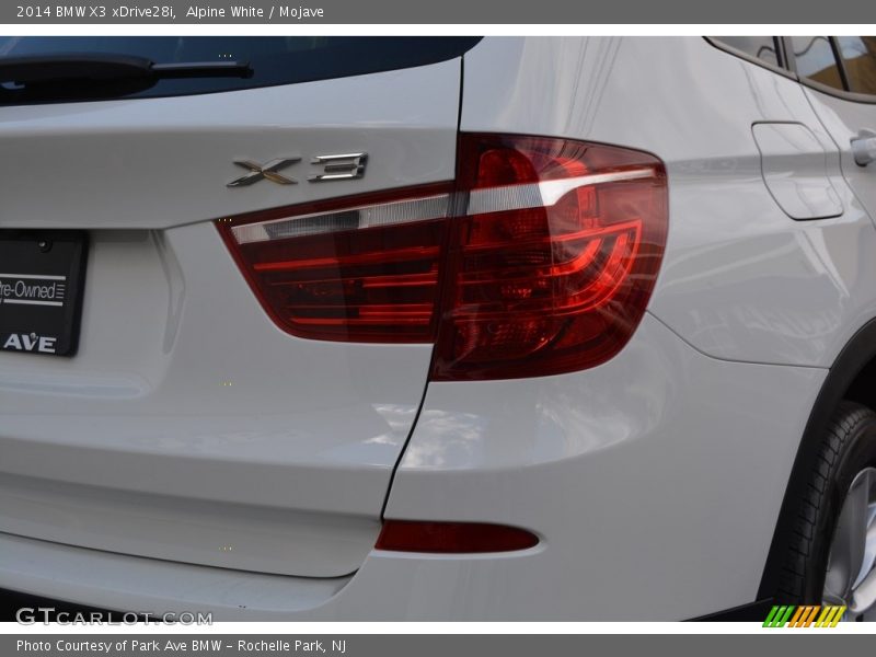 Alpine White / Mojave 2014 BMW X3 xDrive28i
