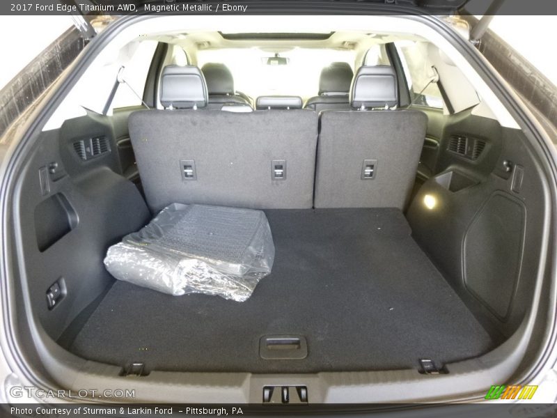 Magnetic Metallic / Ebony 2017 Ford Edge Titanium AWD