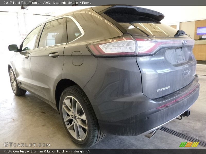 Magnetic Metallic / Ebony 2017 Ford Edge Titanium AWD