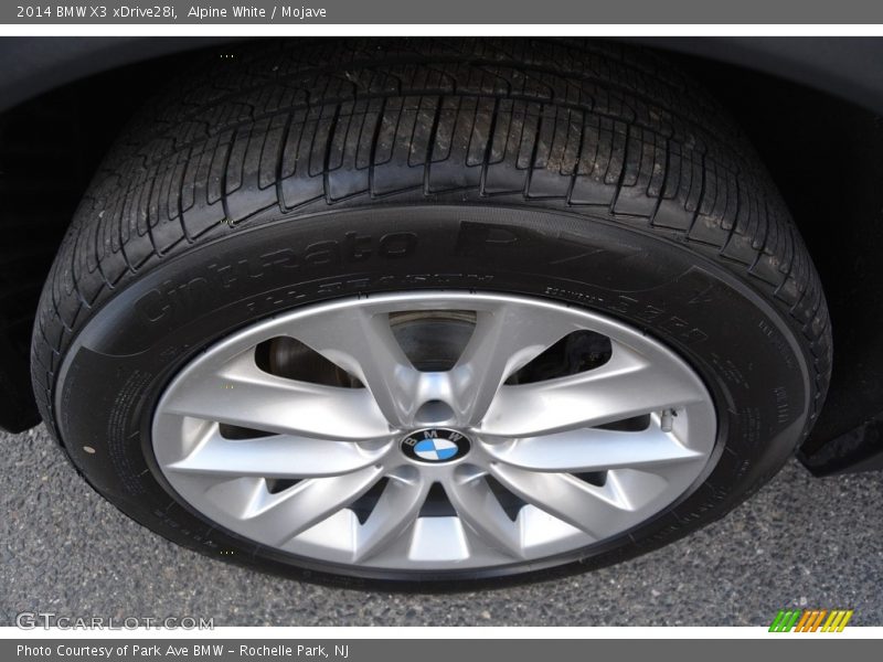 Alpine White / Mojave 2014 BMW X3 xDrive28i