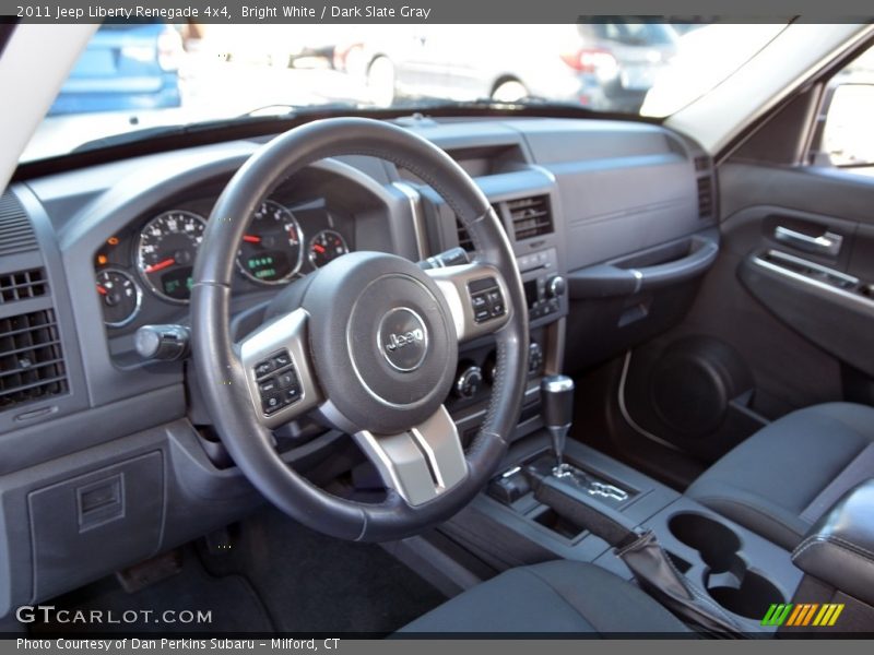 Bright White / Dark Slate Gray 2011 Jeep Liberty Renegade 4x4