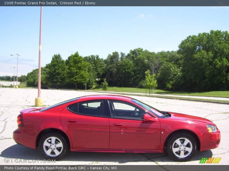 Crimson Red / Ebony 2008 Pontiac Grand Prix Sedan