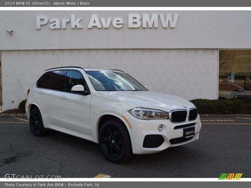 Alpine White / Black 2014 BMW X5 xDrive35i