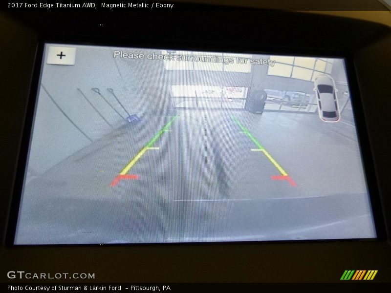 Magnetic Metallic / Ebony 2017 Ford Edge Titanium AWD