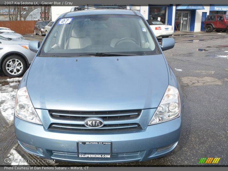 Glacier Blue / Gray 2007 Kia Sedona LX
