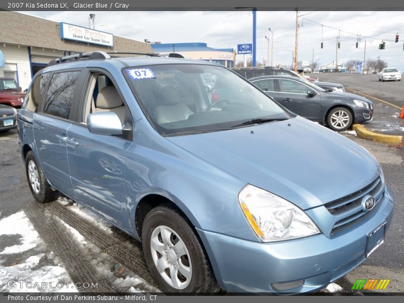 Glacier Blue / Gray 2007 Kia Sedona LX