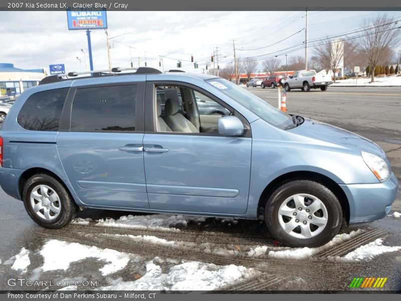Glacier Blue / Gray 2007 Kia Sedona LX