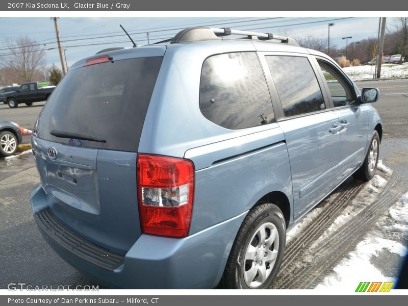 Glacier Blue / Gray 2007 Kia Sedona LX