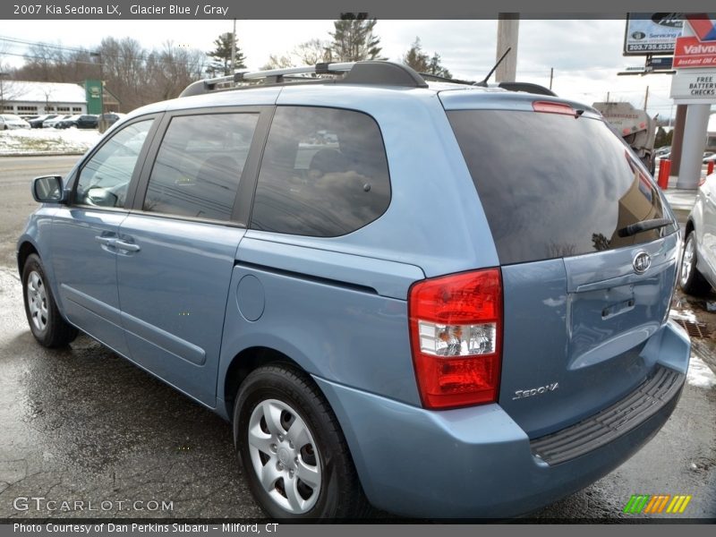 Glacier Blue / Gray 2007 Kia Sedona LX