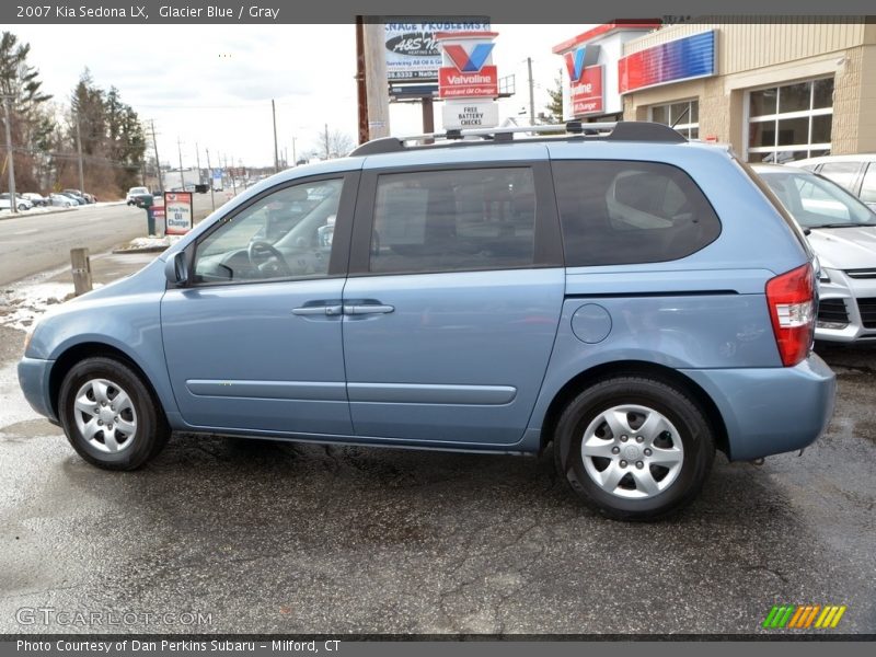 Glacier Blue / Gray 2007 Kia Sedona LX