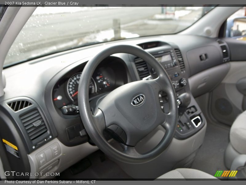 Glacier Blue / Gray 2007 Kia Sedona LX