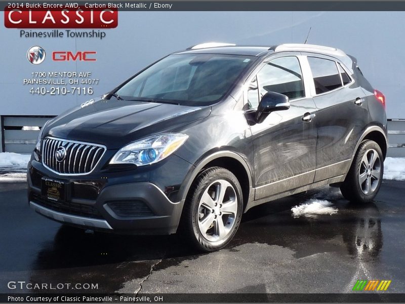 Carbon Black Metallic / Ebony 2014 Buick Encore AWD