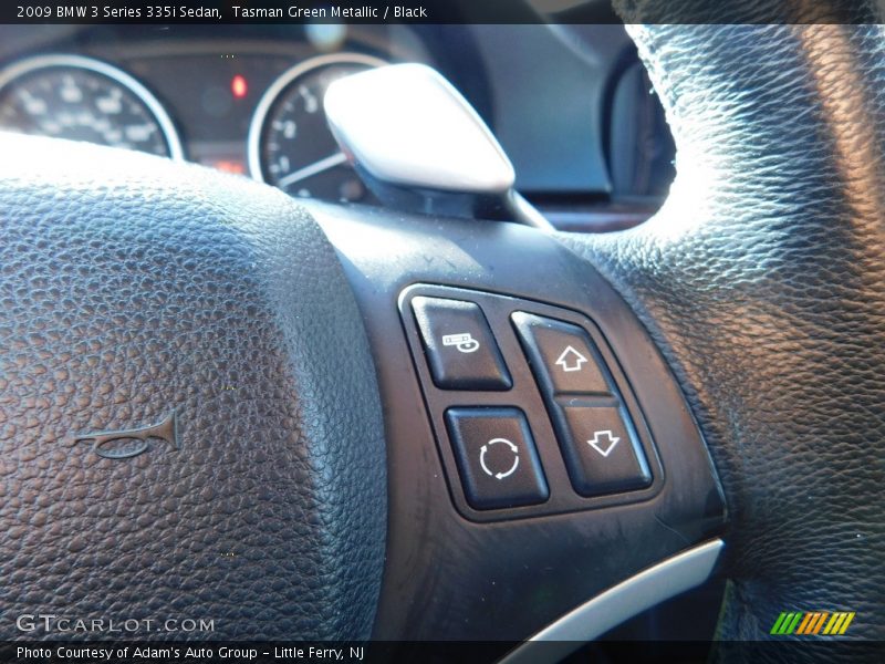 Tasman Green Metallic / Black 2009 BMW 3 Series 335i Sedan