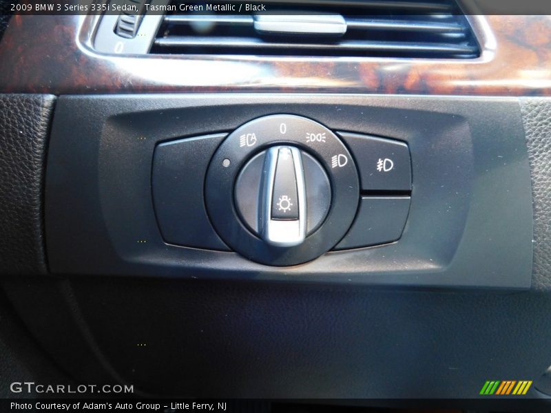 Tasman Green Metallic / Black 2009 BMW 3 Series 335i Sedan