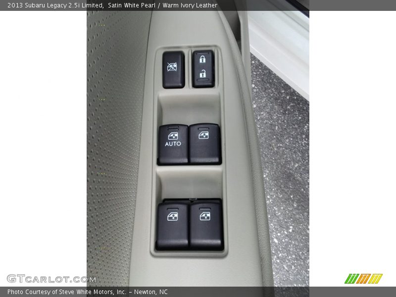 Satin White Pearl / Warm Ivory Leather 2013 Subaru Legacy 2.5i Limited