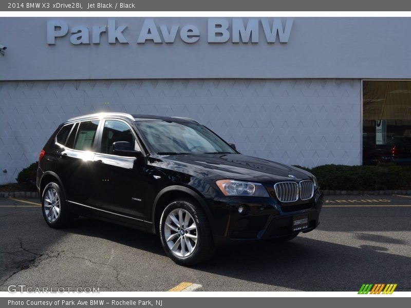 Jet Black / Black 2014 BMW X3 xDrive28i
