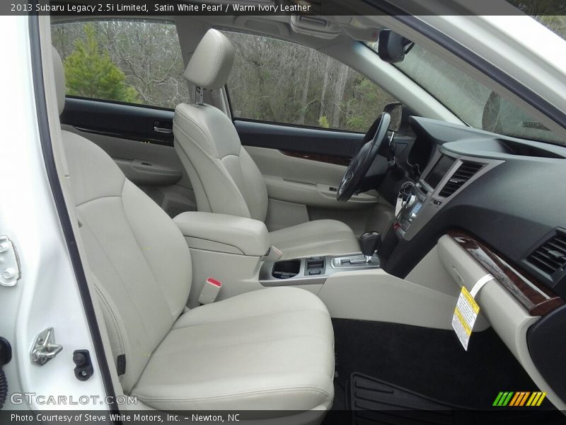 Satin White Pearl / Warm Ivory Leather 2013 Subaru Legacy 2.5i Limited