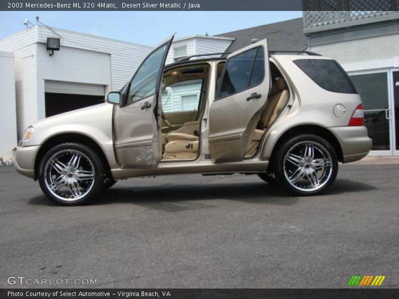 Desert Silver Metallic / Java 2003 Mercedes-Benz ML 320 4Matic