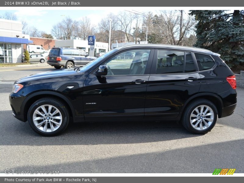 Jet Black / Black 2014 BMW X3 xDrive28i