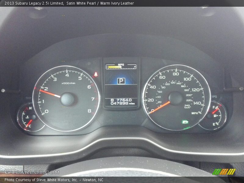 Satin White Pearl / Warm Ivory Leather 2013 Subaru Legacy 2.5i Limited