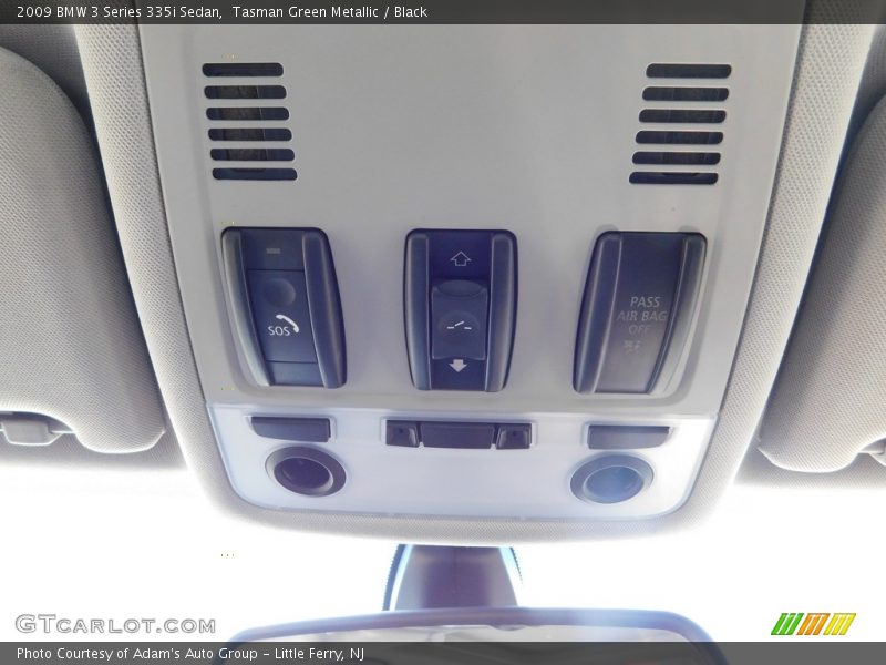 Tasman Green Metallic / Black 2009 BMW 3 Series 335i Sedan