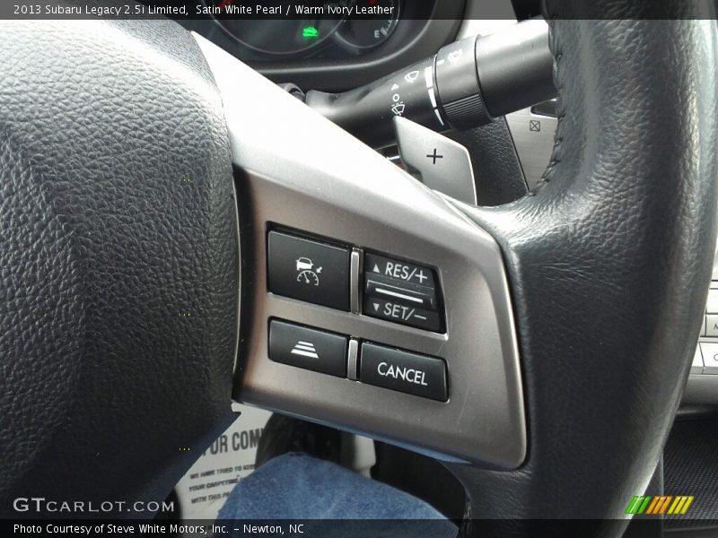 Satin White Pearl / Warm Ivory Leather 2013 Subaru Legacy 2.5i Limited