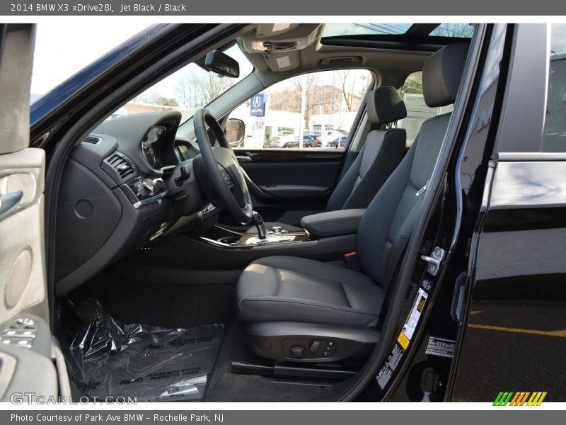 Jet Black / Black 2014 BMW X3 xDrive28i