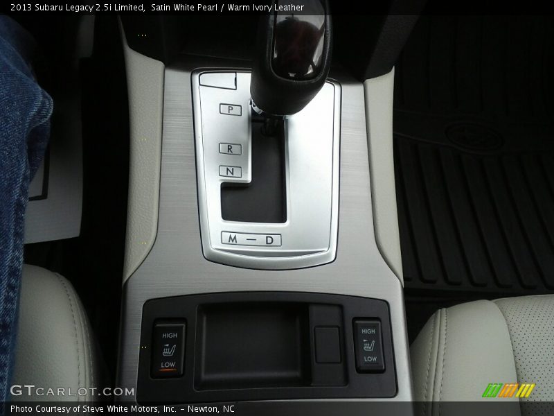 Satin White Pearl / Warm Ivory Leather 2013 Subaru Legacy 2.5i Limited