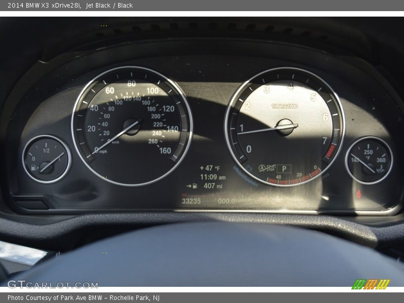 Jet Black / Black 2014 BMW X3 xDrive28i