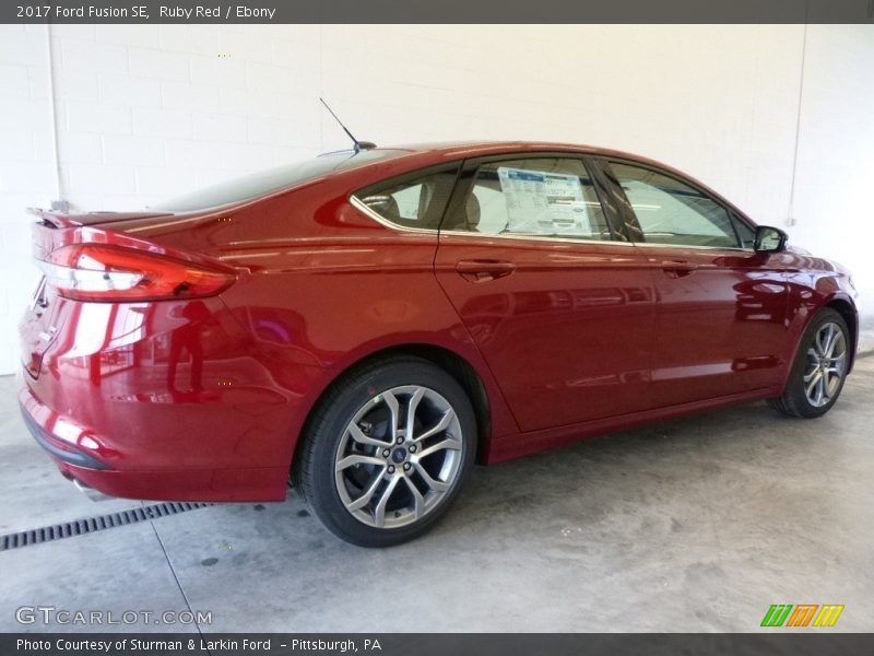 Ruby Red / Ebony 2017 Ford Fusion SE
