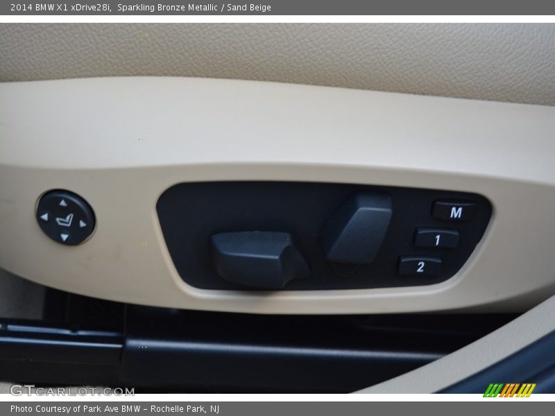 Sparkling Bronze Metallic / Sand Beige 2014 BMW X1 xDrive28i