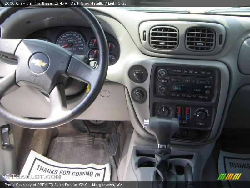 Dark Gray Metallic / Light Gray 2006 Chevrolet TrailBlazer LS 4x4