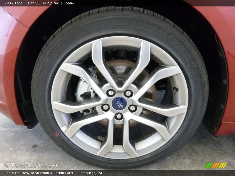 Ruby Red / Ebony 2017 Ford Fusion SE