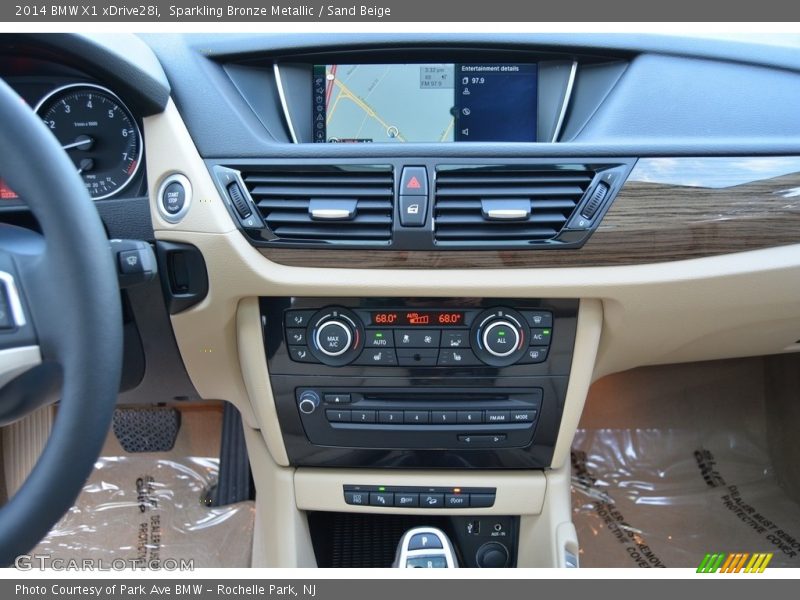 Sparkling Bronze Metallic / Sand Beige 2014 BMW X1 xDrive28i