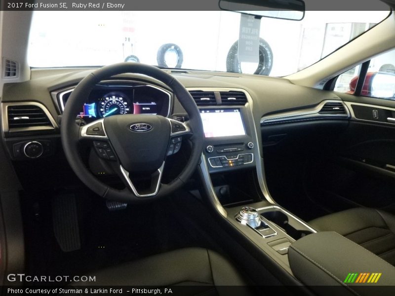 Ruby Red / Ebony 2017 Ford Fusion SE