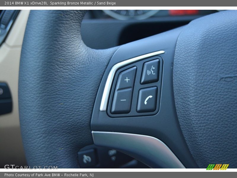 Sparkling Bronze Metallic / Sand Beige 2014 BMW X1 xDrive28i