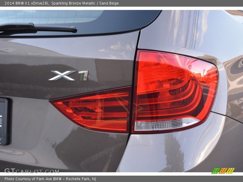 Sparkling Bronze Metallic / Sand Beige 2014 BMW X1 xDrive28i