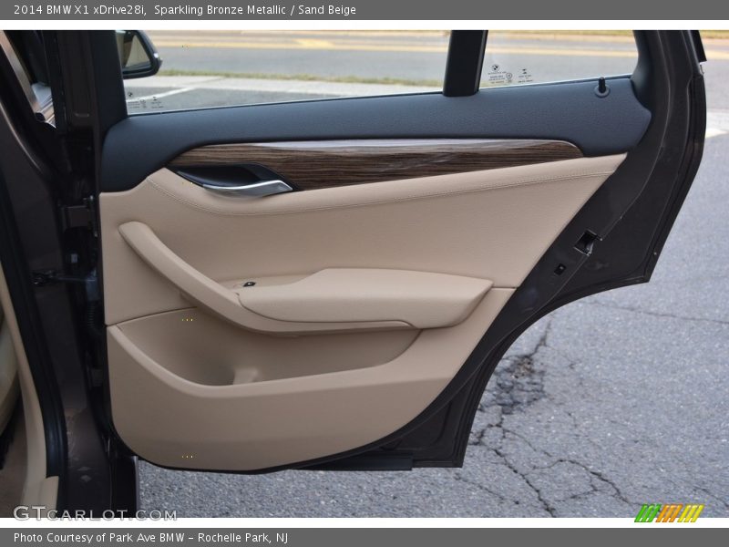 Sparkling Bronze Metallic / Sand Beige 2014 BMW X1 xDrive28i