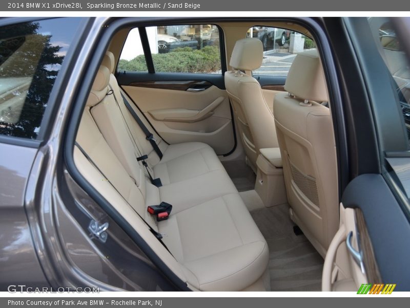 Sparkling Bronze Metallic / Sand Beige 2014 BMW X1 xDrive28i