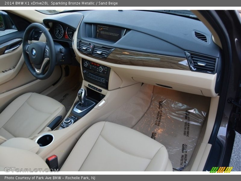 Sparkling Bronze Metallic / Sand Beige 2014 BMW X1 xDrive28i