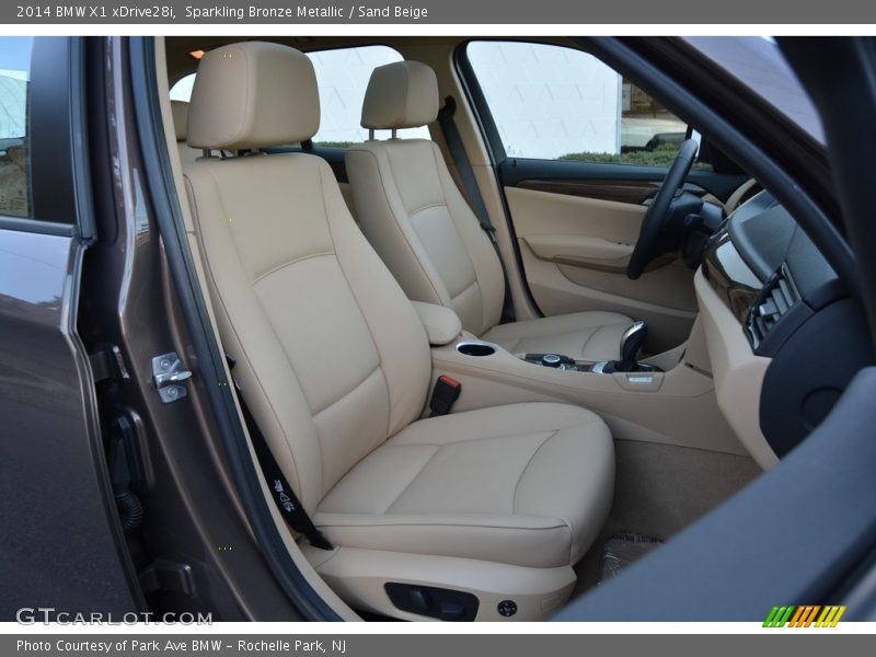 Sparkling Bronze Metallic / Sand Beige 2014 BMW X1 xDrive28i
