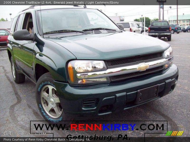 Emerald Jewel Metallic / Light Cashmere/Ebony 2006 Chevrolet TrailBlazer LS 4x4