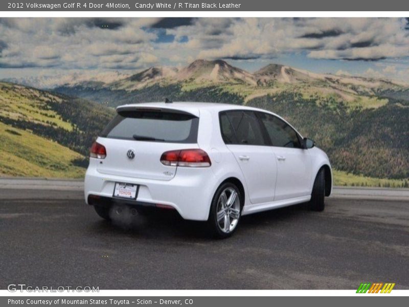 Candy White / R Titan Black Leather 2012 Volkswagen Golf R 4 Door 4Motion