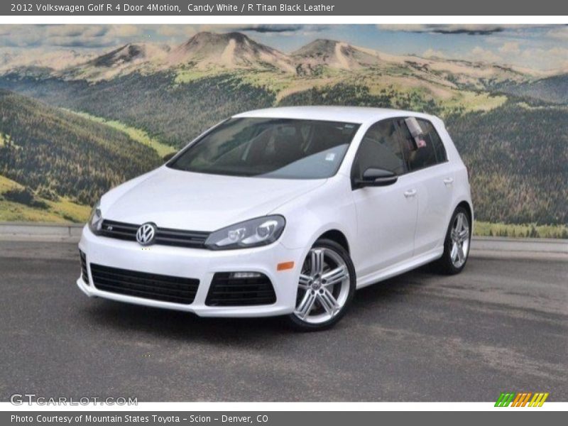 Candy White / R Titan Black Leather 2012 Volkswagen Golf R 4 Door 4Motion