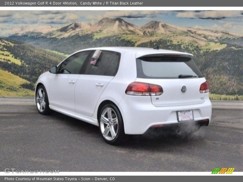 Candy White / R Titan Black Leather 2012 Volkswagen Golf R 4 Door 4Motion