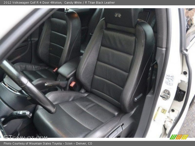 Candy White / R Titan Black Leather 2012 Volkswagen Golf R 4 Door 4Motion