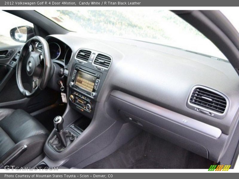 Candy White / R Titan Black Leather 2012 Volkswagen Golf R 4 Door 4Motion